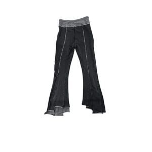 FREE PEOPLE Medium Movement Quick Jab Flare High Low Hem Leggings Pants AB31